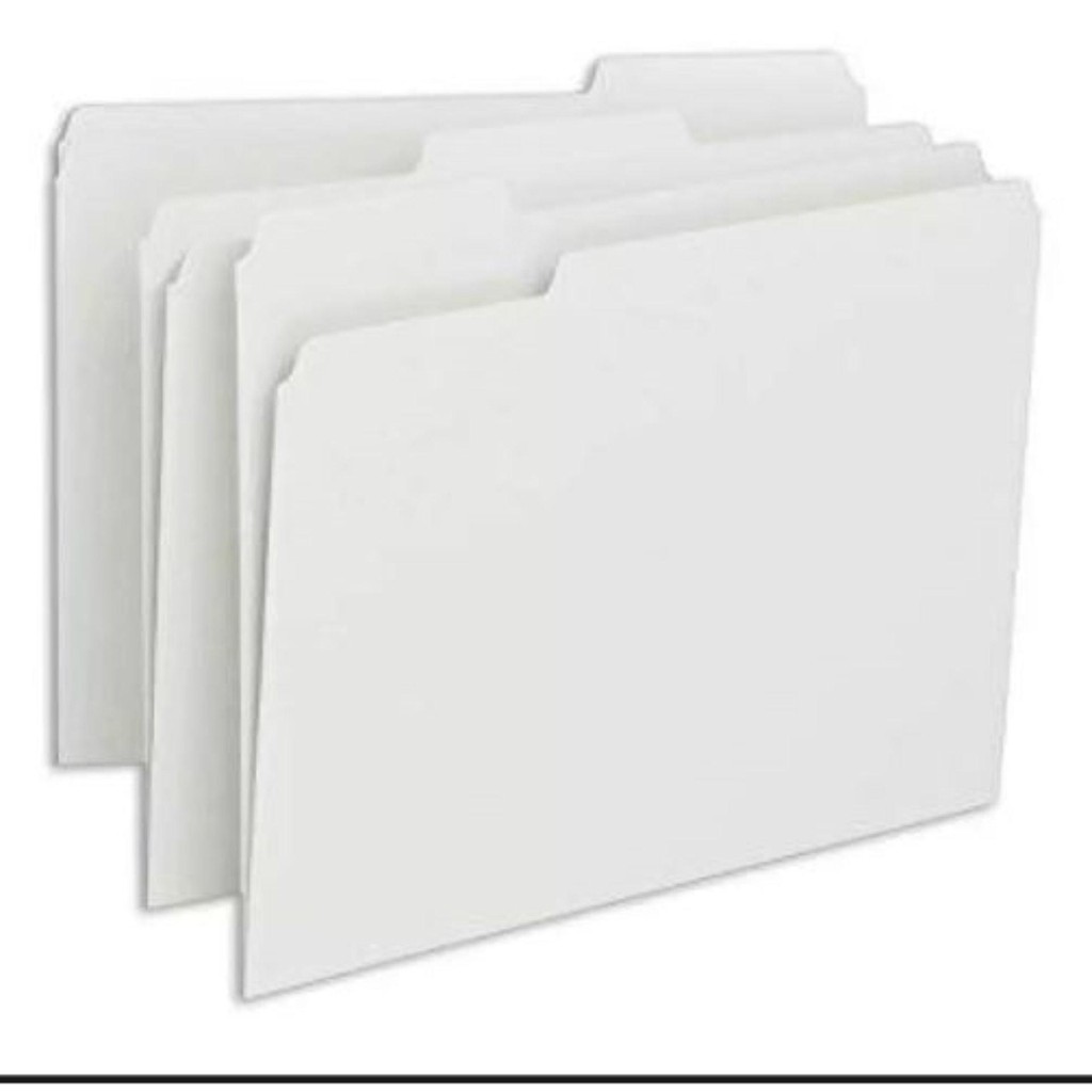 MWF 530 ONGCOY WHITE SHORT FOLDER 2 DOZENS