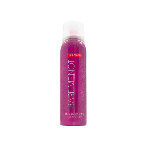 630 MWF CAGAS, MARY MAE BENCH/ BARE ME NOT DEO BODY SPRAY 100ML