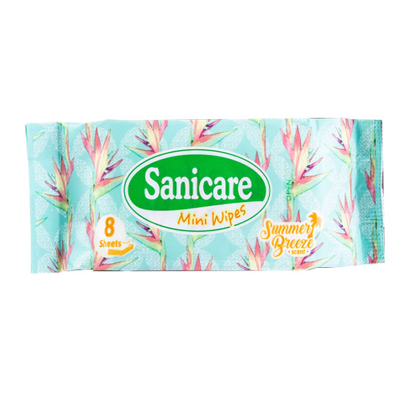 MWF 5:30 Macalos Sanicare Mini wipes