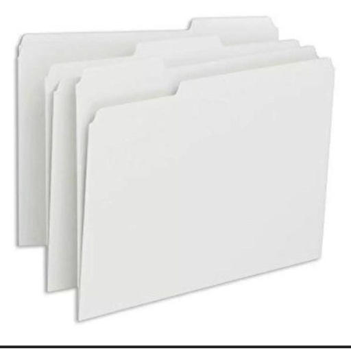 MWF 530 ONGCOY WHITE SHORT FOLDER 2 DOZENS