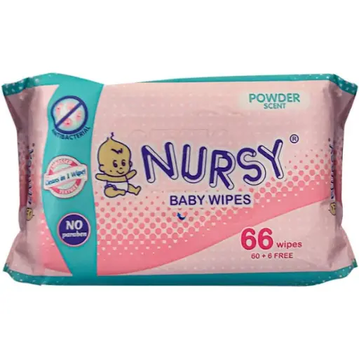 630 MWF CAGAS, MARY MAE NURSY BABY WIPES 66 WIPES