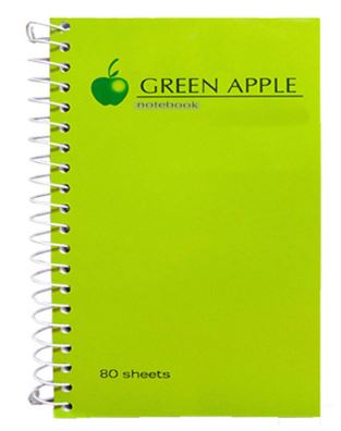 MWF 530  PAILAGA GREEN APPLE NOTEBOOK 80 SHEETS
